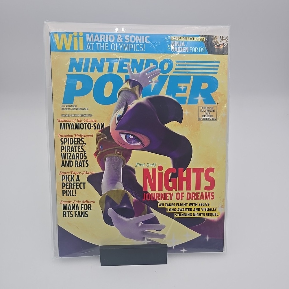 Nintendo Power Magazine Vol 216 June 2007 Nights Journey of Dreams Wii DS